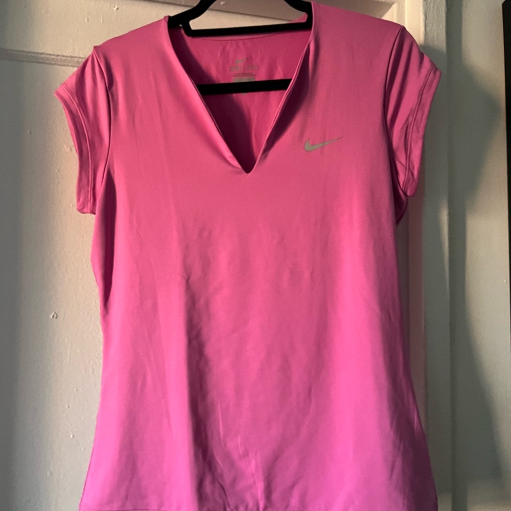 Nike Women's Bright Pink Short Sleeve Tee